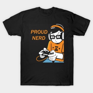 Proud Geek Nerd Gaming T-Shirt